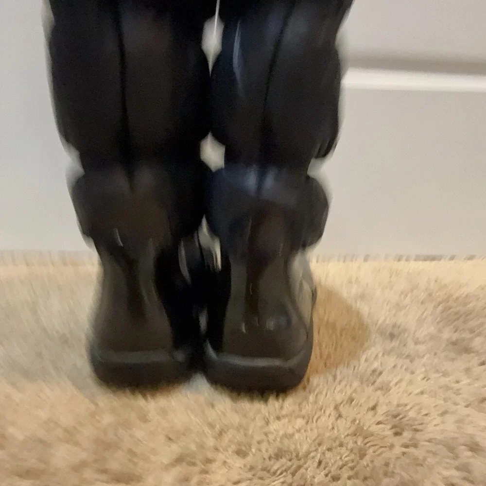 Timberland Boots Girls Size 6 Black Puffer Snow Fur Lined Winter 72935M